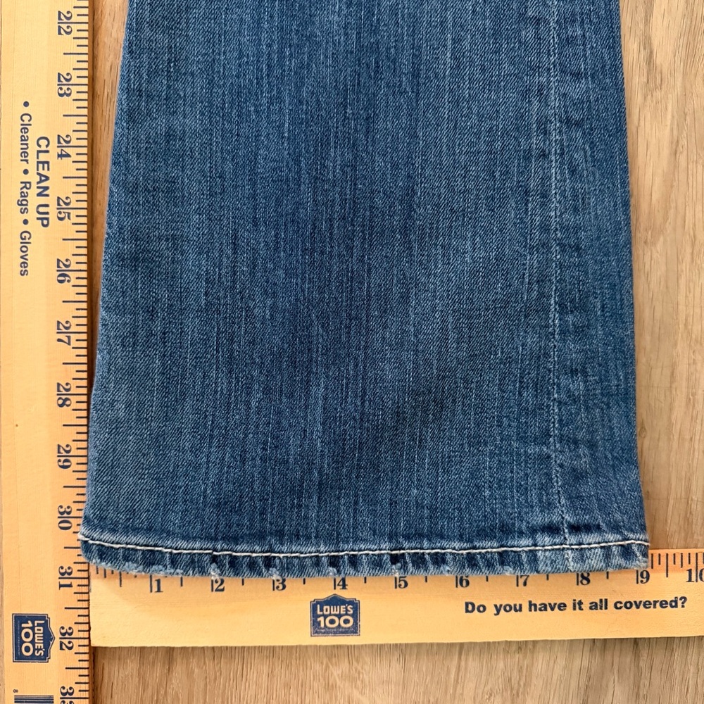 1206 Big Star sweet ultra low rise flare jeans 26R (28x30.5) western rodeo - Picture 9 of 13